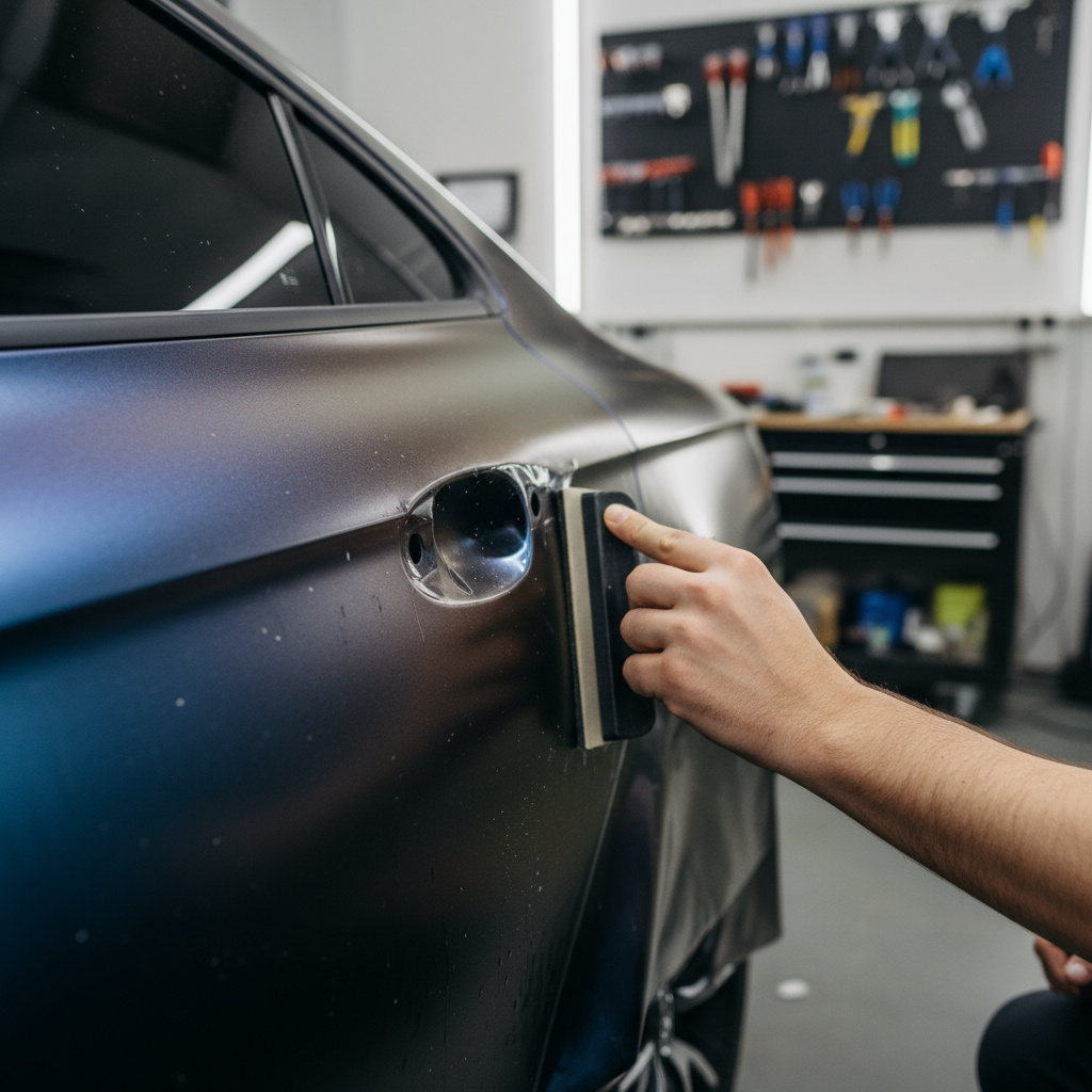 Matte Metallic Color-Change Folierung